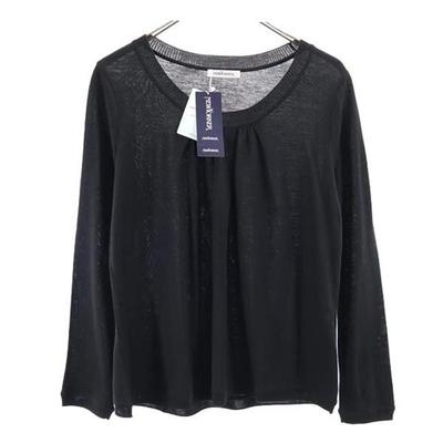 Unused Wool Long Sleeve Sweater 15(76) Big Size Washable Knit Women Used