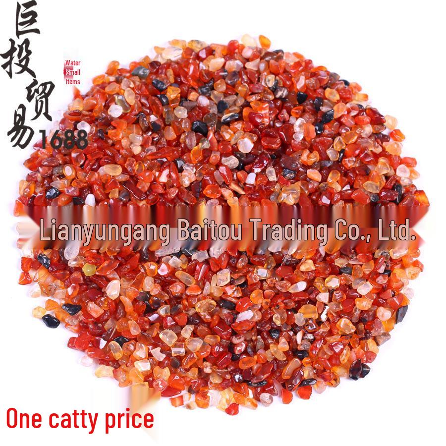 Red Agate Gravel: Decorative Stones for Fish Tanks, Bonsai, Children s Treasure Digs, Yuhua Stone Gardens, and Incense Gardens.