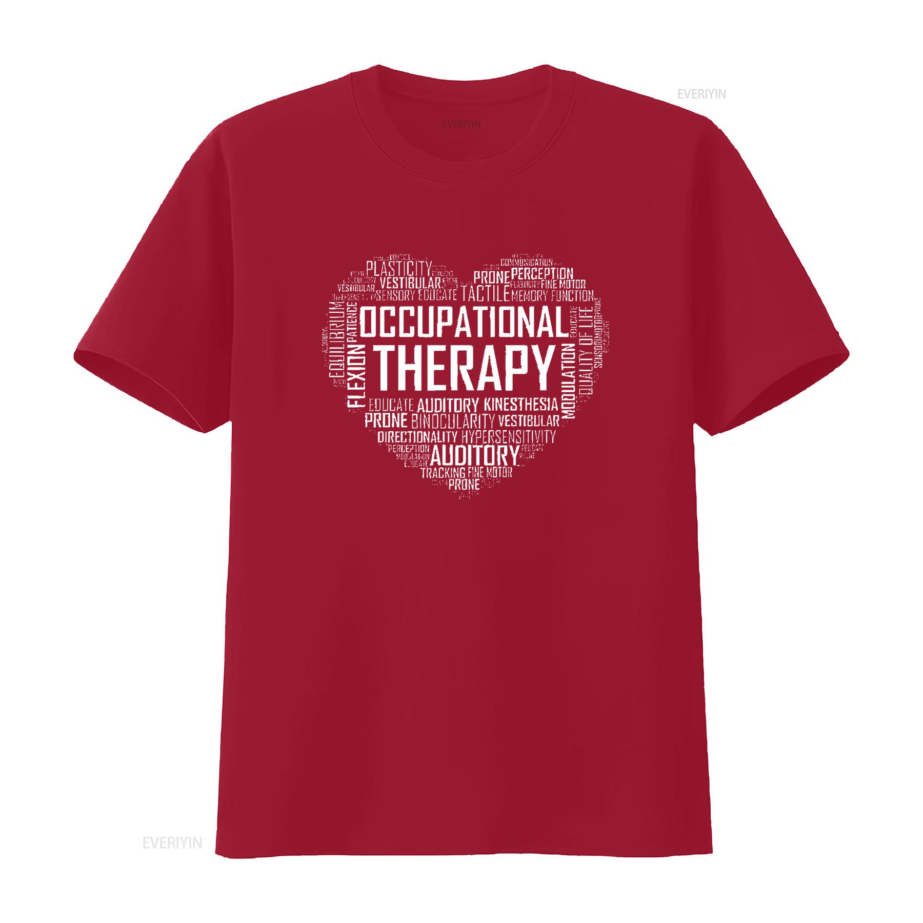 

Женская футболка OT Occupational Therapy Месяц терапевта Черная Средняя винтажная стираная мягкая универсальная стильная топ для повседневной носки S