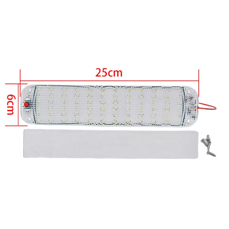 12V-80V LED-Lichtleiste für Auto-Innenraum Weißes Lichtrohr für Van LKW LKW Wohnmobil Wohnwagen Boot Innenraum Auto Deckenleuchten