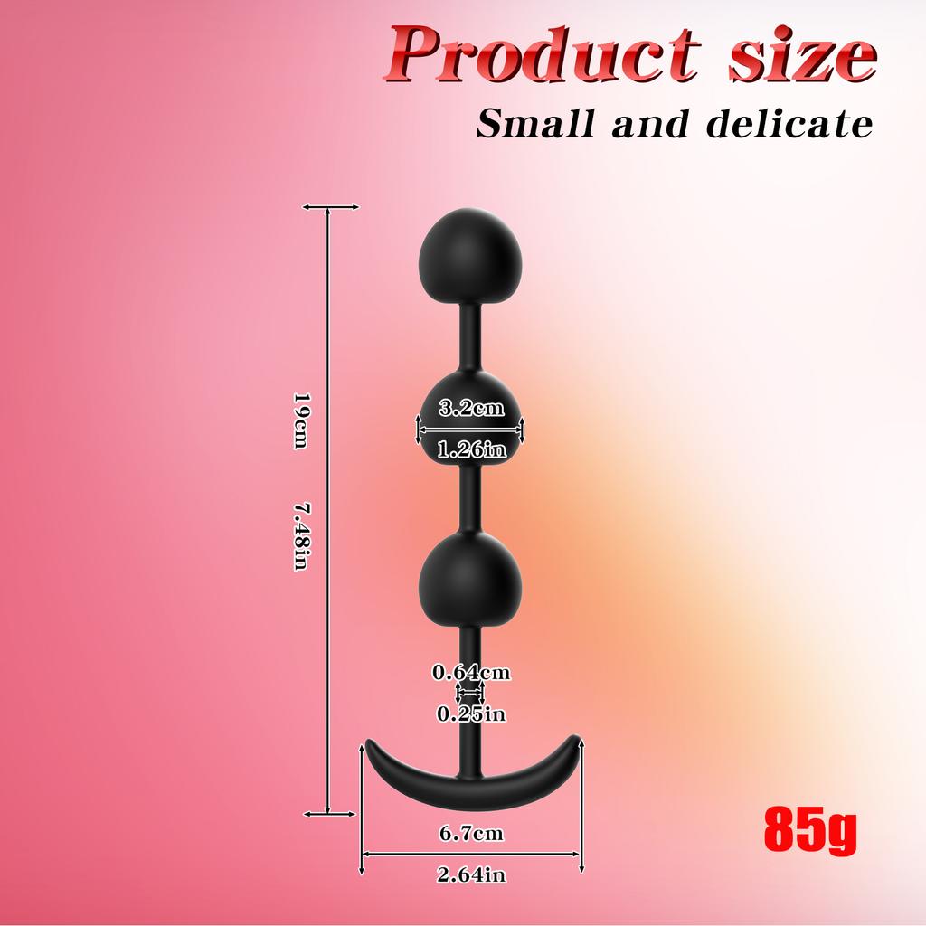 Hot Selling Wearable Anal Plugs With Steel Balls Analplug Buttplug Butplug Fake Dildo For Women Men Anal Beads Adult 18 +Sextoys