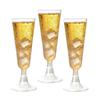 Detachable Red Wine Dessert Cup with High Stem - Disposable Plastic Champagne Flute for Weddings or Pudding Mousse.