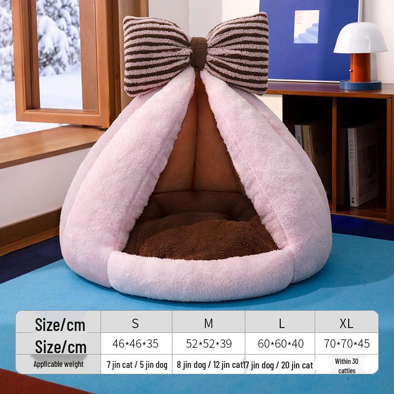 Four Seasons Semi-Closed Pet Tent: Universal Dog & Cat House