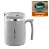 Thermal Cup 304 Stainless Steel Double-layer Insulated Coffee Mug With Spoon Portable Leak Proof Wter Cup For Student Adult