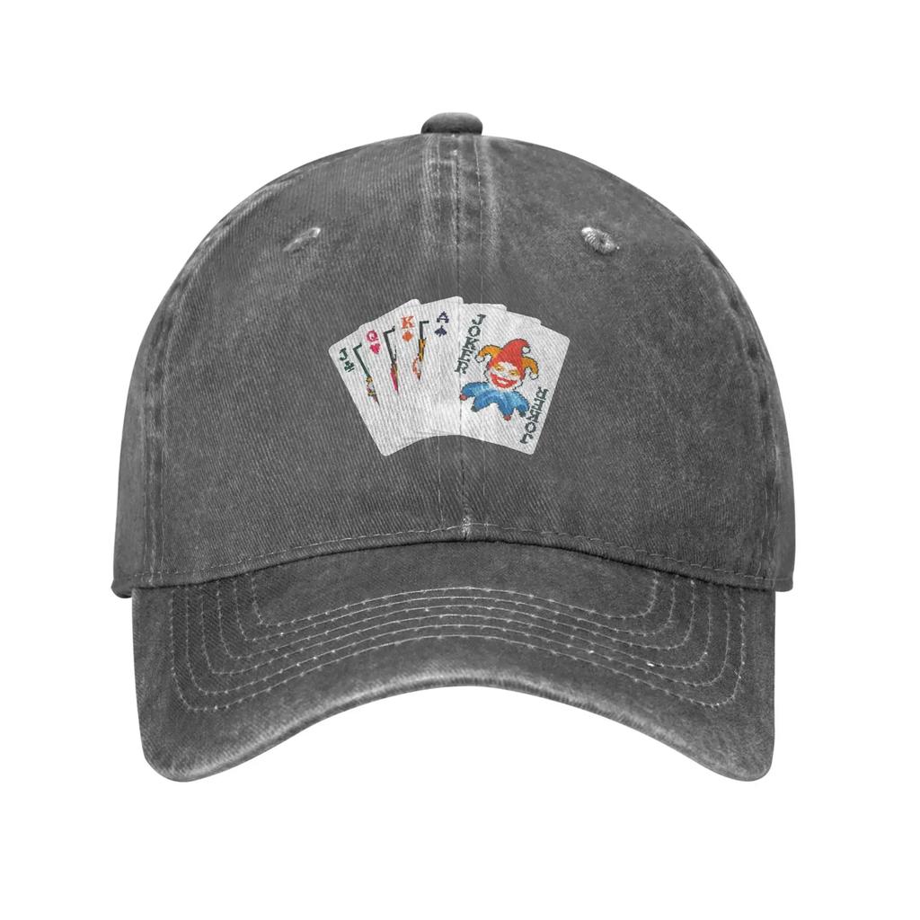 Balatro Game Card Joker Washed Baseball Cap Casual Sun Trucker Summer Men Women Kpop Rock Snapback Cap