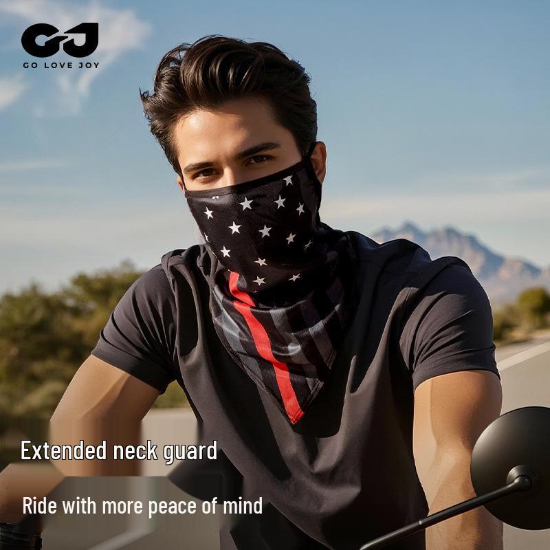 Sommerskjerf i issilke med solskjerming for sykling: Pustende, Hurtigtørkende Nakke- og Solbeskyttelse XTJ30