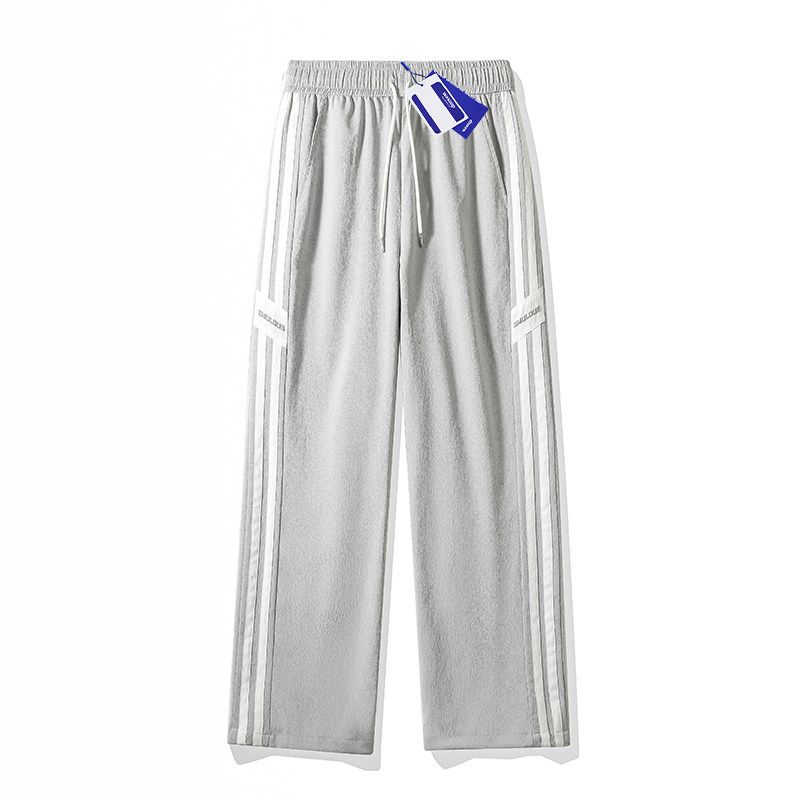 Wassup Trendy Striped Long Pants for Men, Teenagers, Summer Students, Stylish Straight-Leg Sports Pants, Men's Casual Sweatpants
