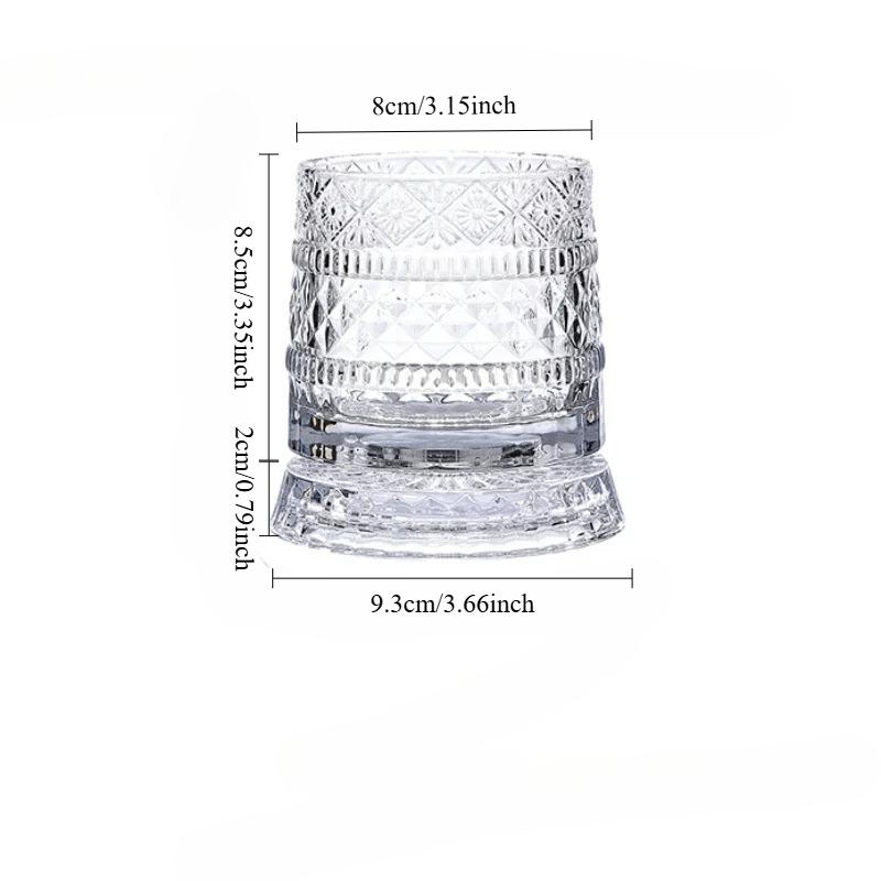 Glass Whiskey Glass High-end Foreign Wine Glass Beer Glass, Party Drink, Heat-resistant Spinning, Women's Decompression Drinking