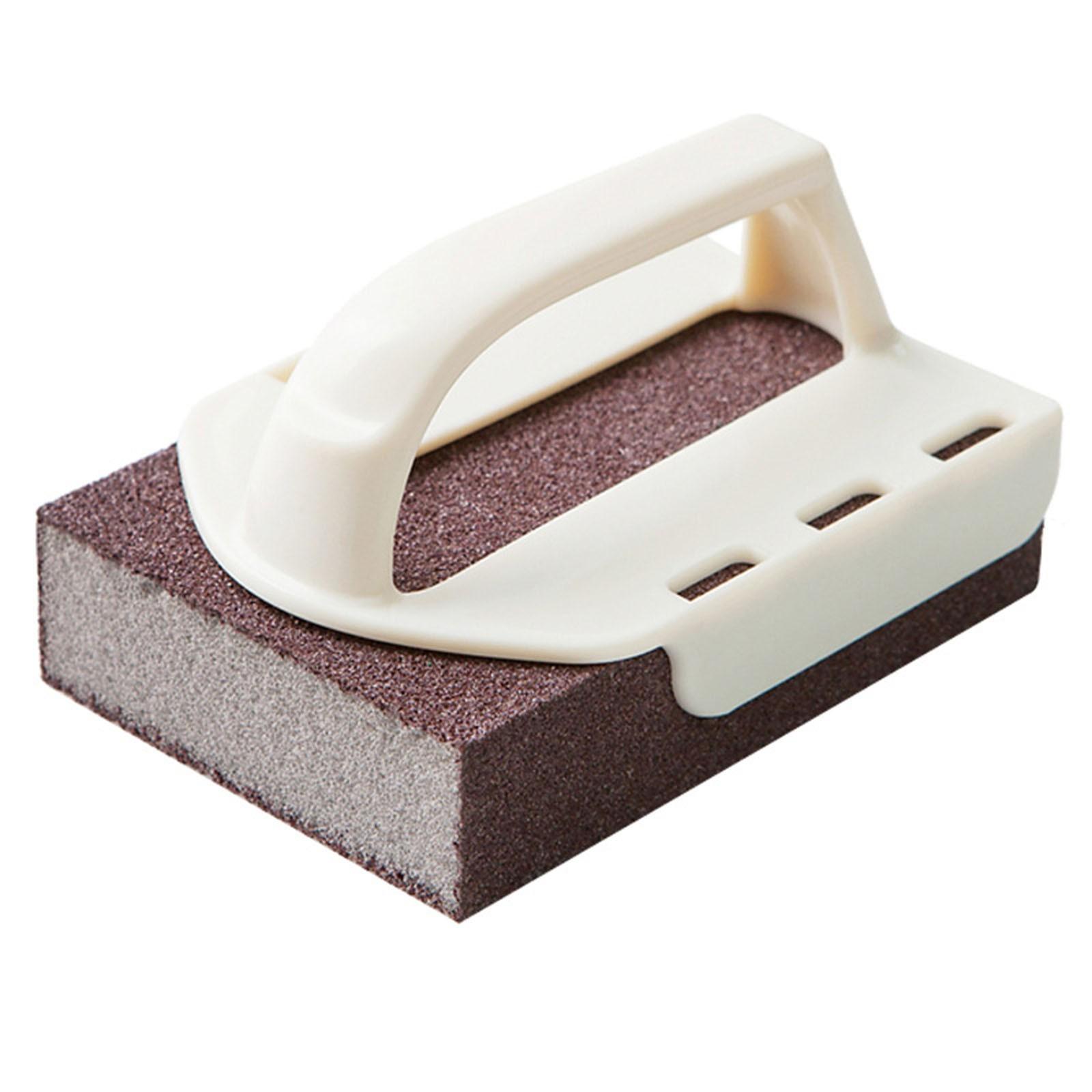 

Карборундовая губка с ручкой Карборундовая губка Наждачная губка Щетка для кастрюль и сковородок B бежевый