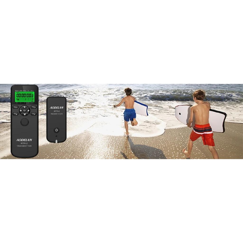 AODELAN Wireless Camera Timer Remote Control Shutter Release for Nikon Z9, Z7 II, Z6 II, Z6, Z5 D780, D6, D850, Coolpix A, P950,