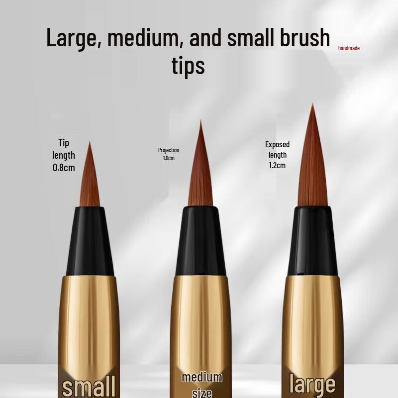 Xuan Qin Refillable Wolf Hair Calligraphy Fountain Brush Pen