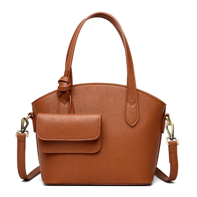 Módní dámská značka Malé kabelky Jednobarevná PU kůže Kabelka přes rameno crossbody Luxusní designová Vintage dámská kabelka s horním uchem