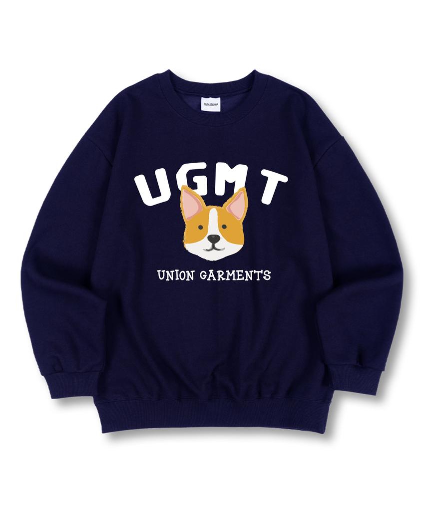 UNION GARMENTS Ugmt Corgi Premium Double-Sided Oversized Sweatshirt 4 Colors