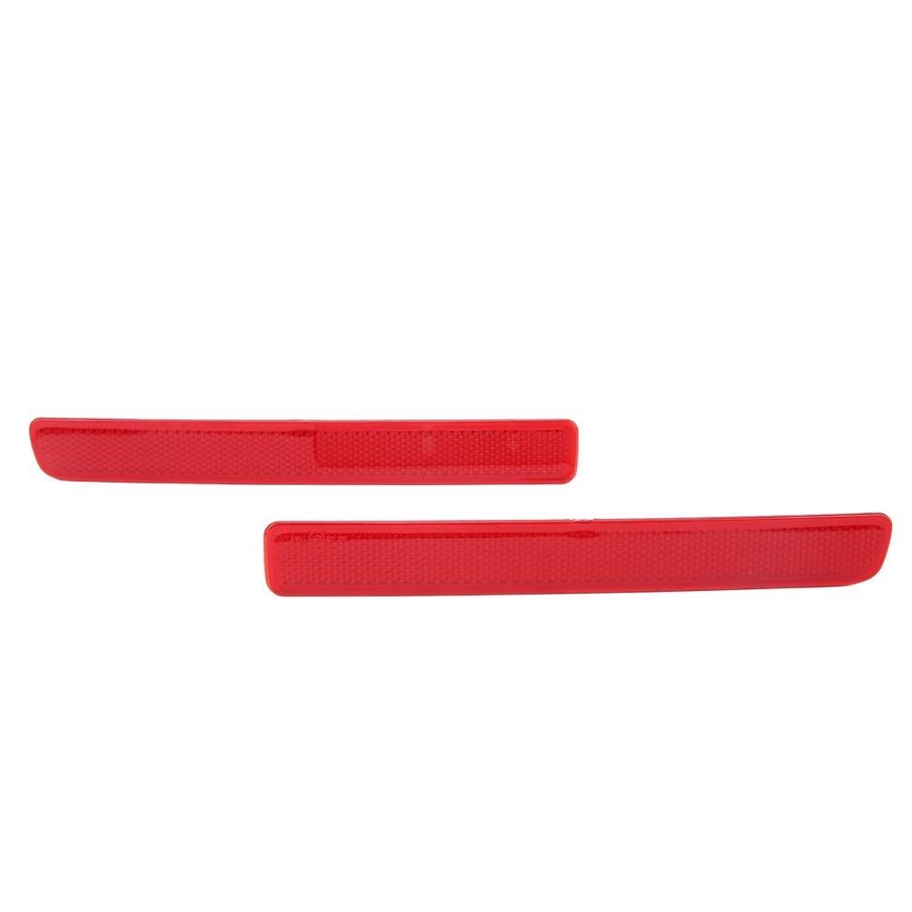 2PCS Red Rear Bumper Reflector for Land Rover LR3/ LR4/Range Rover Sport For Rear Bumper Bumper Reflectoro