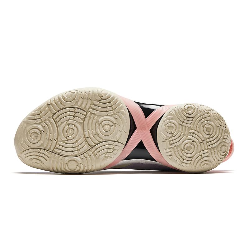 Anta Three Points Rain 1st Generation V2 Cement Nemesis Nitrogen Technology Midsole Shock Absorption Non-Slip Low-Top Basketball Shoes 912421102S-5