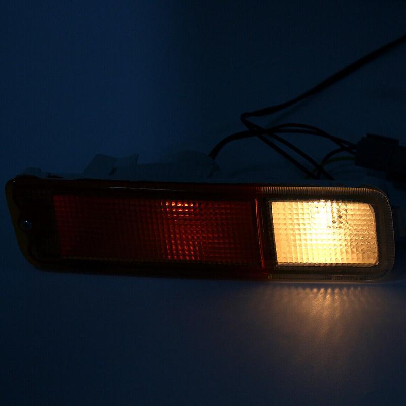 Front Left Bumper Indicator Blinker Fog Light Bar 12V Fit For Mitsubishi Triton Ute MK Series 1 2 3
