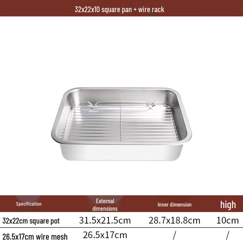 DM Stainless Steel Deep Rectangular Basin with Drainer