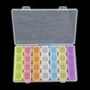 28-Grid Nail Art Rhinestone Storage Box with Individual Lids