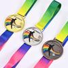 Custom Alloy Honor Medals: Gold, Silver, Bronze for Football Competitions