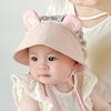 Cute Girls Fetal Caps for Infants Lovely Baby Fisherman Hat Lace Printed Bonnet for Indoor Outdoor Activities