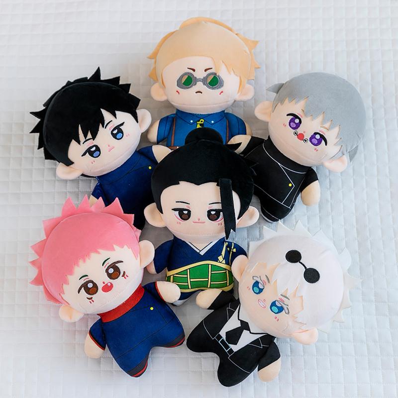 Cartoon Gojo Satoru Geto Suguru Nanami Kento Fushiguro Megumi Itadori Yuji Plush Toys Jujutsu Kaisen Stuffed Dolls Fans Gift