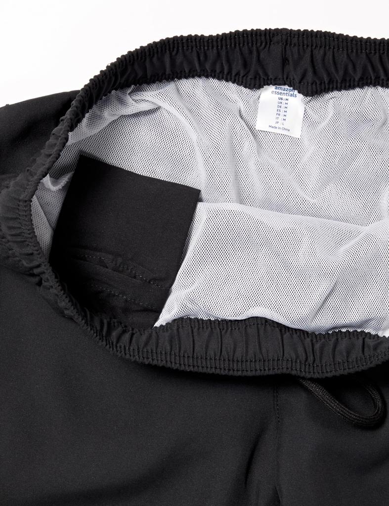 Swim XL [Amazon Essentials] Men's Swimsuit, Trunks, Quick-Drying, Black,