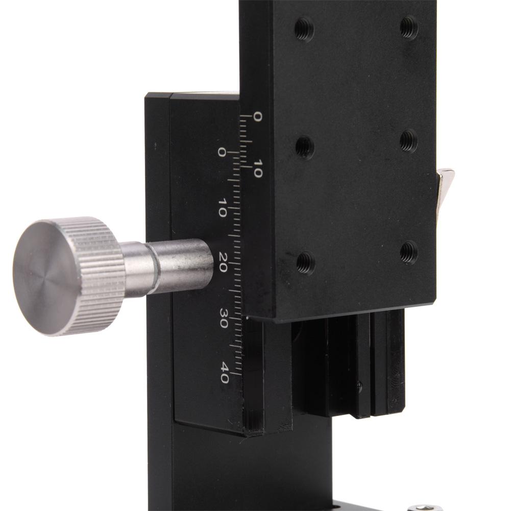 Manual Trimming Platform Adjustable Gear Guide High Accuracy Lifting Stage 40x60mm