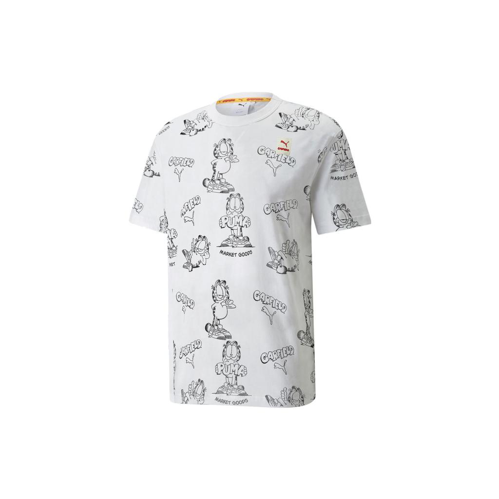 PUMA x GARFIELD Sports Life Collection T Shirt Men's White 534434-02