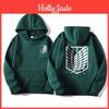 Attack Titan Mens On Hoodie Anime Hoodies Men Women Streetwear Pullover Harajuku Shingeki No Kyojin Hoodies Sweatshirt Clothes