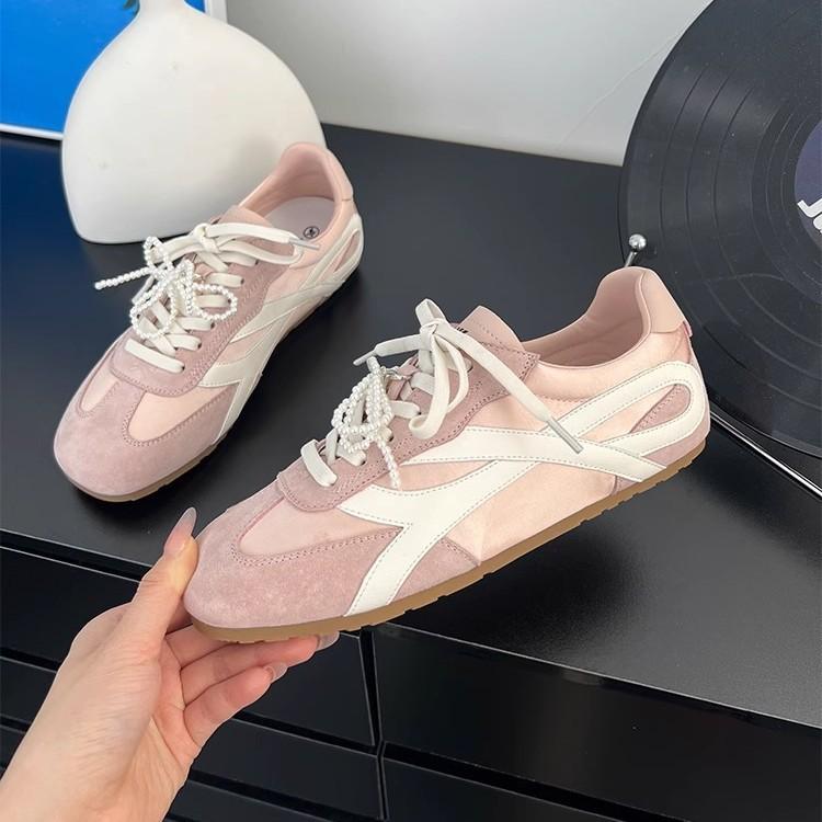 Inner Height Increase of 4cm~ Retro Forrest Gump Shoes Spring and Summer 2025 New German Training Shoes Versatile Sports and Leisure Board Shoes Women