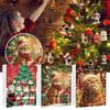 Cat Christmas Countdown Calendar Keychain 2D Acrylic Ornament Charm Advent Calendar Cute Cat Lover Gift Christmas Decorations