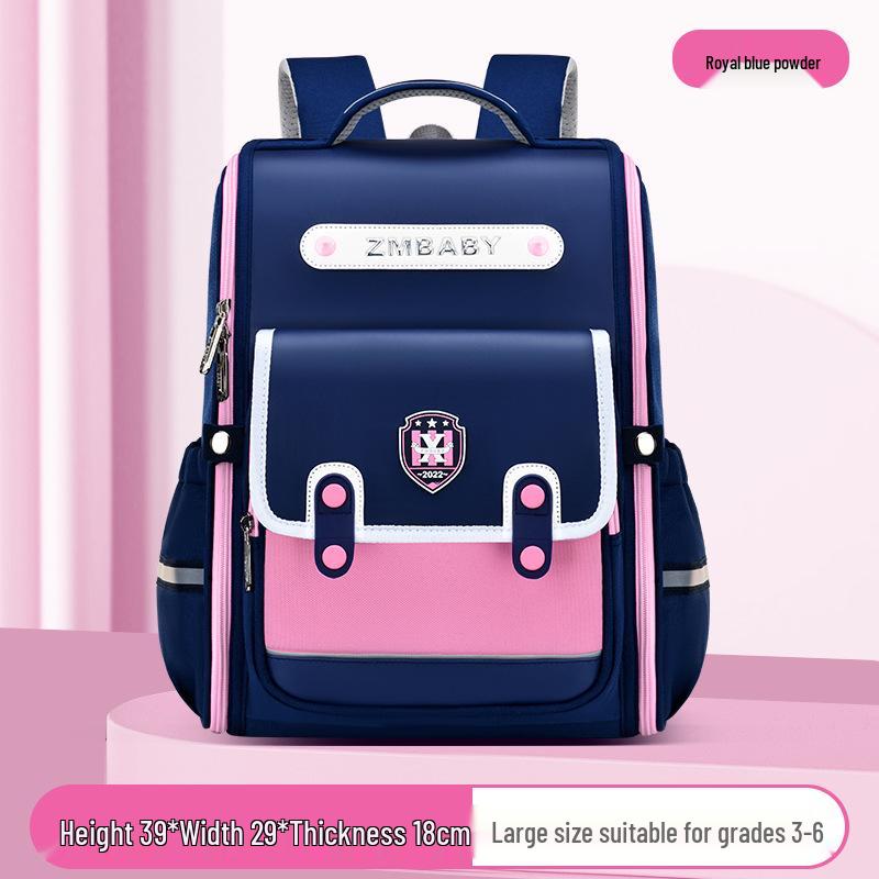 "Sesame Primary School Backpack for Grades 1-6: Lightweight, British-Style for Boys and Girls"
