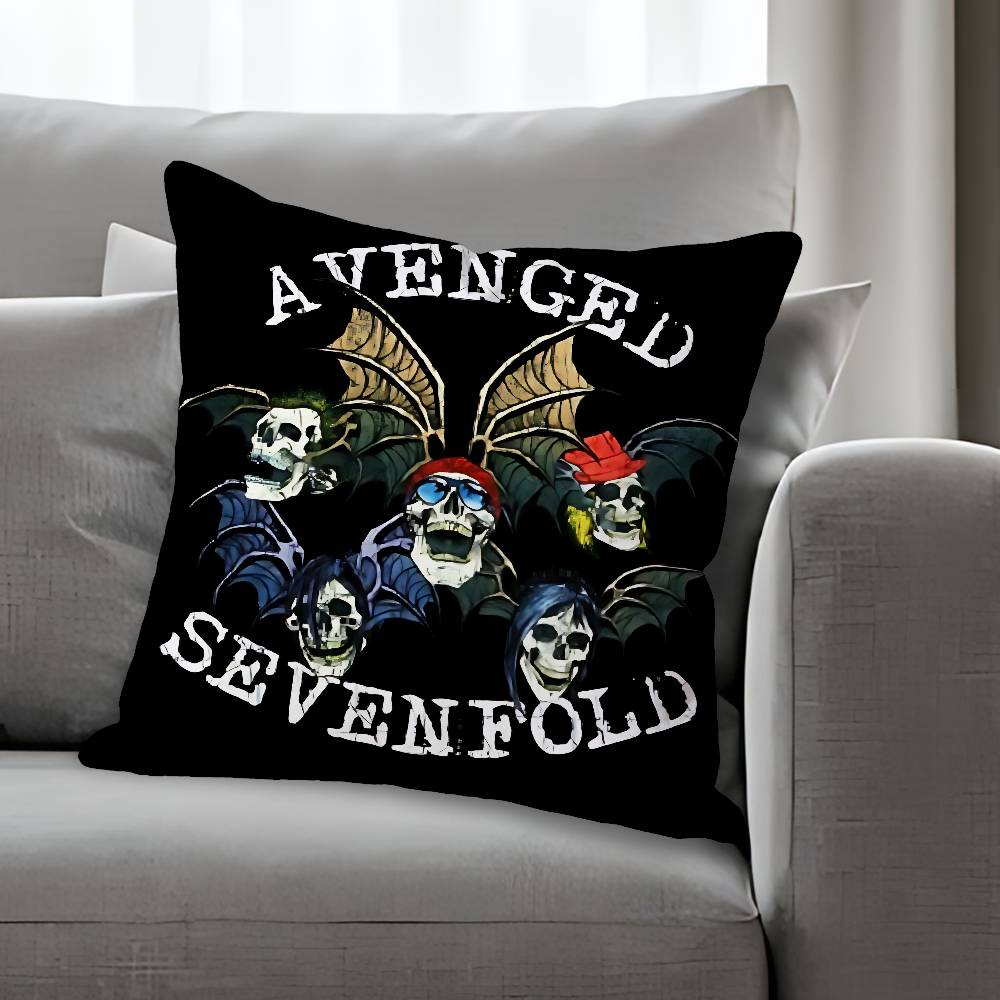 A-Avenged S-Sevenfold Various Sizes Square Pillow Case For Car Home Bedchamber Decor Custom Valentine gift