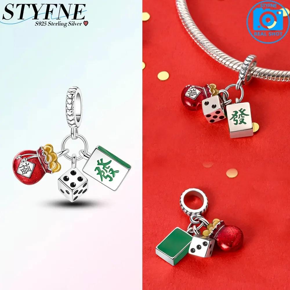 Bonne Année Dieu De La Richesse Breloque Perles Cuivre Ajustement Bracelet Original Accessoires Bricolage Bijoux Cadeau Femme