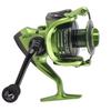 Lightweight metal spinning reel for saltwater fishing highly durable casting suitable for saltwater fishing (Green XF7000), ambidextrous, reel,