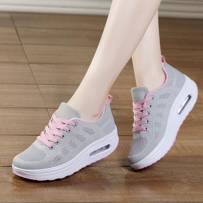 Fashion Spring and Autumn New Women's Sneakers Youth Fashion Versatile Casual Shoes Mesh Breathable Running Shoes Zapatillas Deportivas