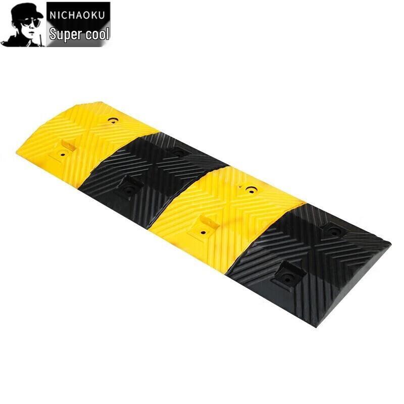 Heavy-Duty Cast Steel & Rubber Speed Bumps