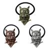 Halloween Theme 3D Owl Skull Hair Rope for Adult Female Teens Punk Hairband Dark Series Festival Hair Band Accessories