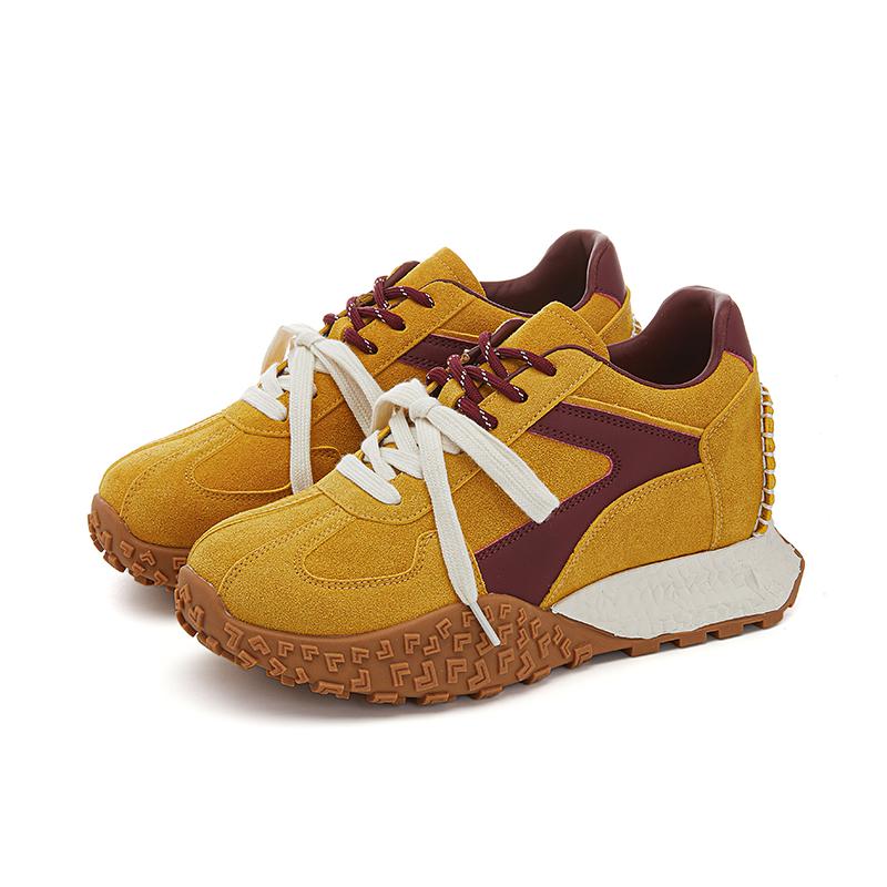 Fashion Women's Sneakers Invisible Height-enhancing Sneakers Shoes For Women Non-slip Flat Casual Female Shoes