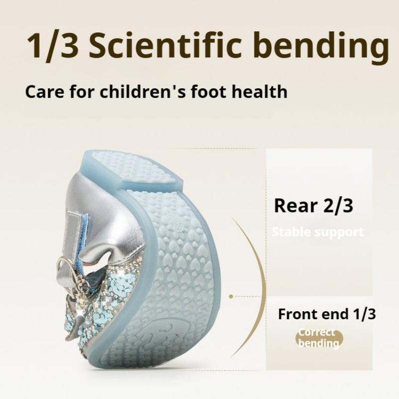 Dívčí boty Dětské princeznovské boty Lesklé křišťálové boty Aisha Malé kožené boty Dětské kamínkové boty na vystoupení