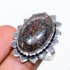 Azurite Gemstone Handmade 925 Sterling Silver Jewelry Ring Size 8 SU-8966