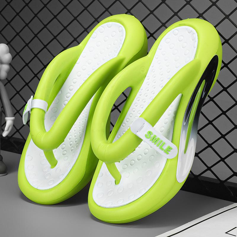 MCTIN Unisex Flip Flop Summer Beach Shoes Non Slip Platform Slippers for Women 5cm Soft Thick Sole Man's EVA Slipper