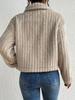 Autumn/Winter Women's Plush Jacket: Turn-Down Collar, Fleece-Lined, Short Length, Thickened, Casual Style
