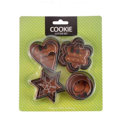 Stainless Steel Cookie and Cake Mold Set
