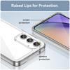 Para Samsung Galaxy A55 Capa de Silicone Transparente de Luxo Capa Samsung A55 Capa Protetora de Telefone TPU Capa Galaxy A55
