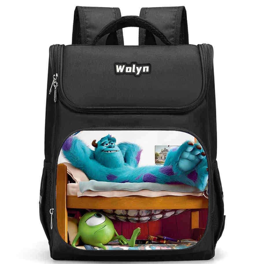 Monsters, Inc High Definition Druck Hoher Wert Anti-Buckel Verschleißfest Schulranzen Computertasche