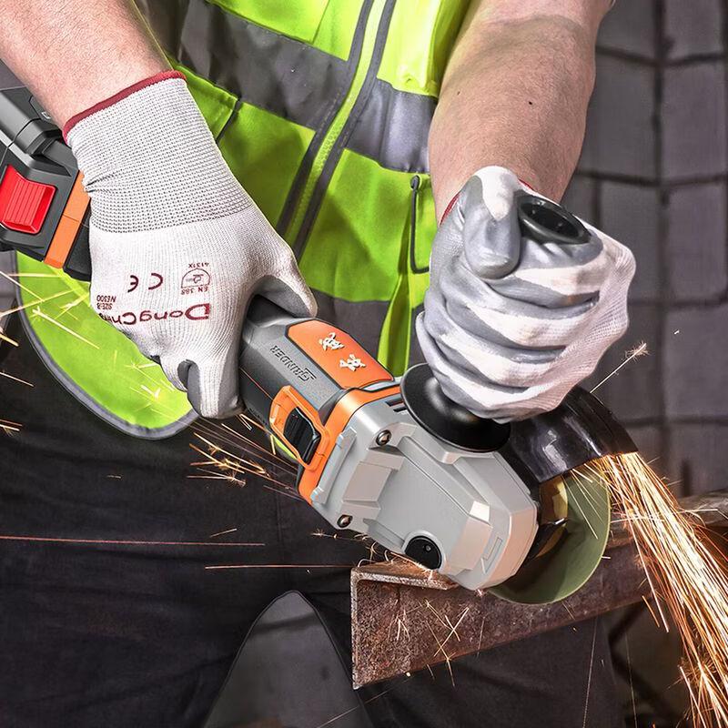 Dongcheng Cordless Brushless Angle Grinder CN plug (adapter included)
