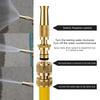Garden Hose Quick Connector Set 3/4inch 1/2inch Solid Brass Garden Hose Fitting Hose Thread Fittings Quick Connector