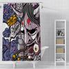 Japanese samurai devil Shower Curtain Waterproof Polyester Fabric Paint Bath Curtains Home Bathroom Decor Curtain With Hook