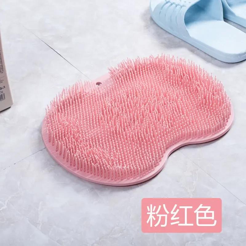 Badezimmer Anti-Rutsch-Pad für Fußwäsche, Silikon-Fußwaschbürste, Bad-Fußmassage-Pad-Matte, Duschmassage